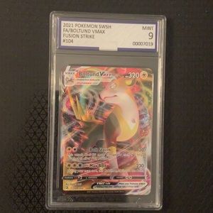 Boltund Vmax 104/264 Fusion Strike (2021) Pokemon Card